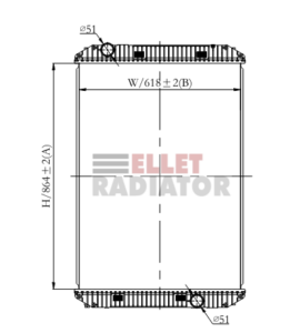 Fre111 Radiator FRE06-2 | Ellet Radiator